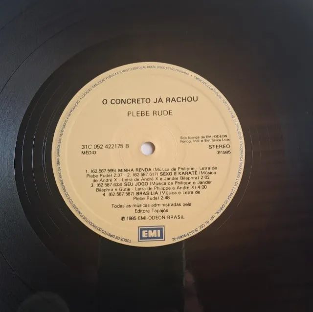 Plebe Rude O Concreto Já Rachou - Vinil - Foto 5