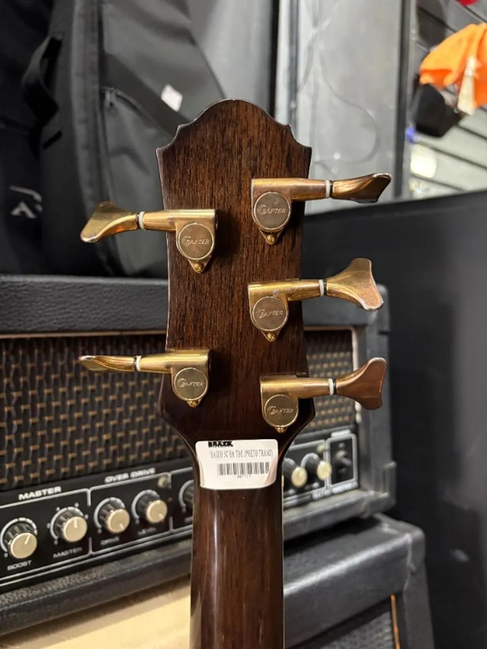 Baixolão Crafter Ba 580 eq 5 cordas made Korea - Usado - Foto 6