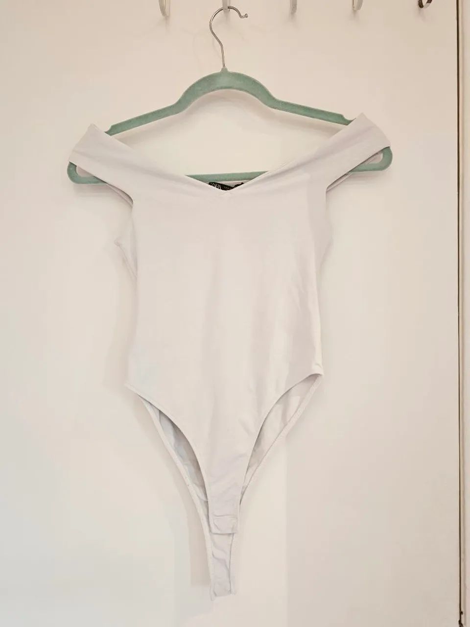 Body Branco Zara Confortável