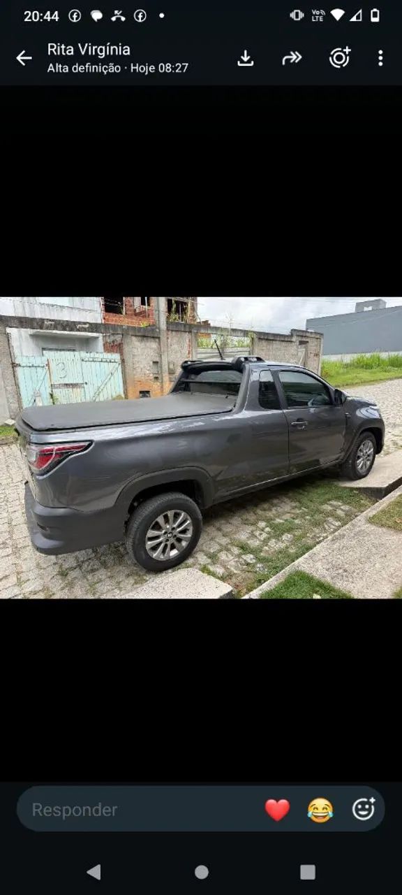 Fiat Strada Freedom 1.3 Flex 8V CS Plus 2024 - Foto 3