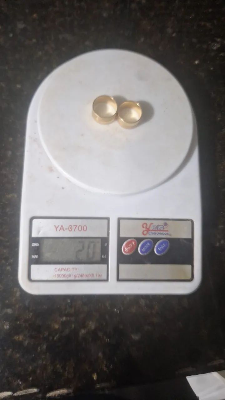 Aliança de Ouro 750, linda. - Foto 2