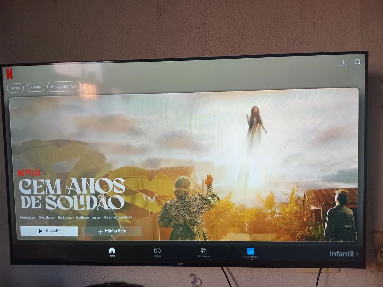 Tv smart HQ 43 Aceito troca em 32  - Foto 3