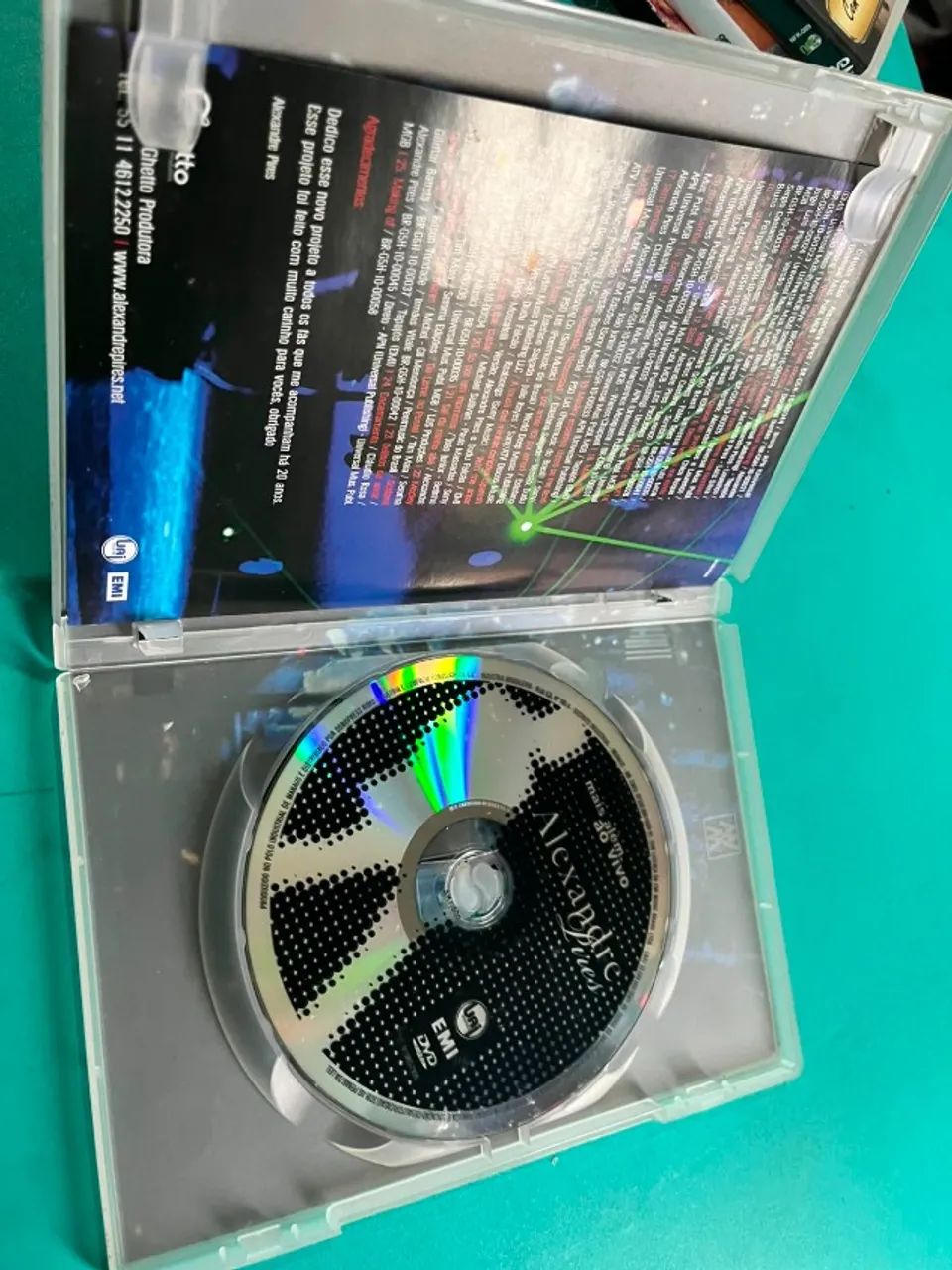 Dvd - Alexandre Pires - Mais Além Ao Vivo - CDs, DVDs etc