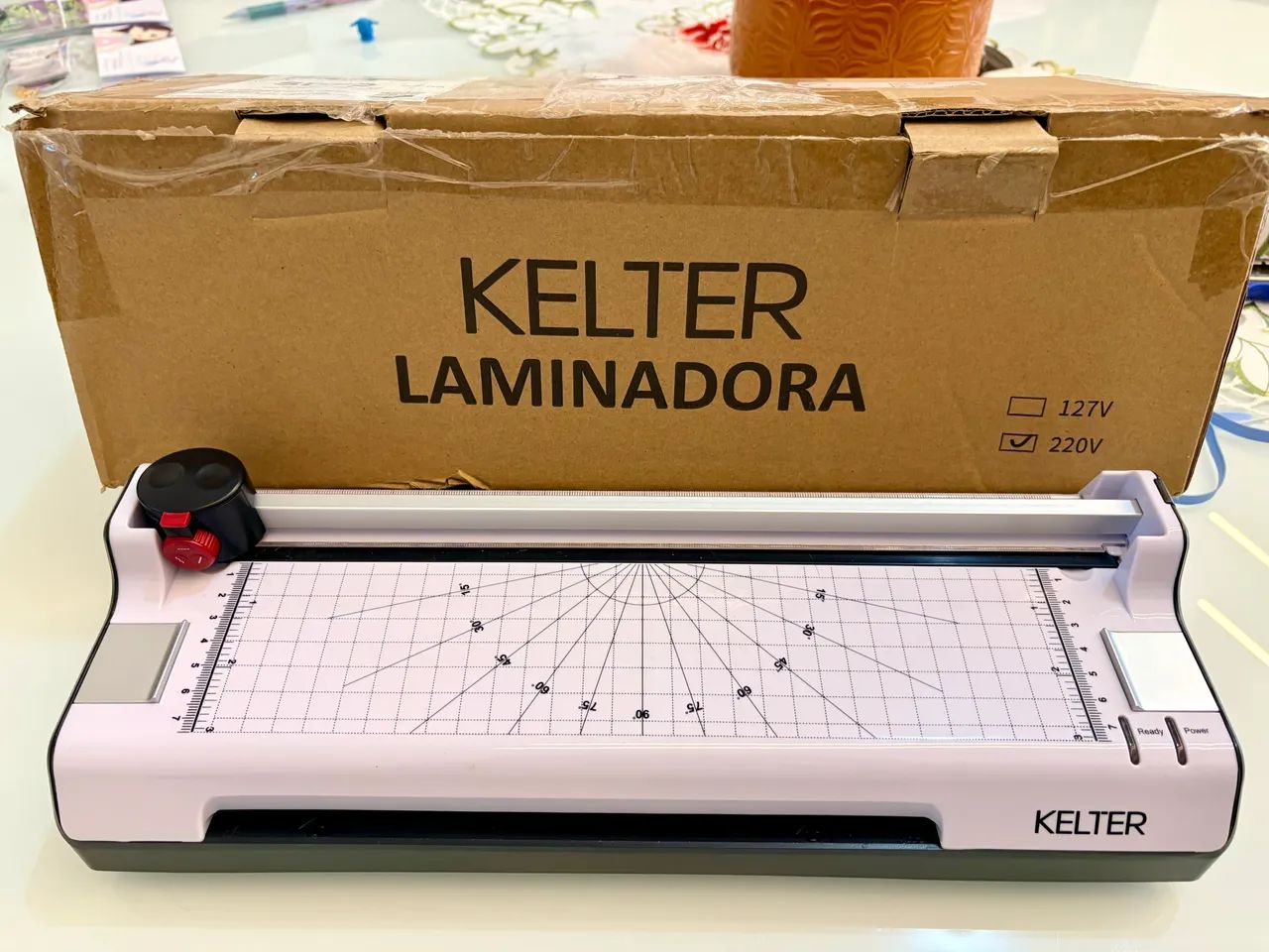 Guilhotina e laminadora 