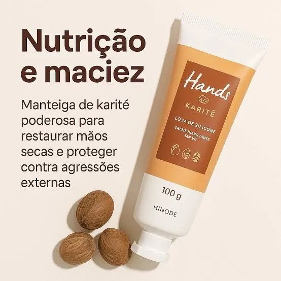 Creme Luva de silicone karaté 100g hinode - Foto 3