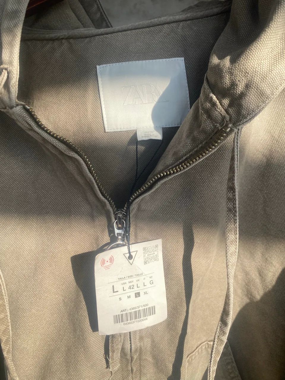 Jaqueta com capuz zara - Nova 
