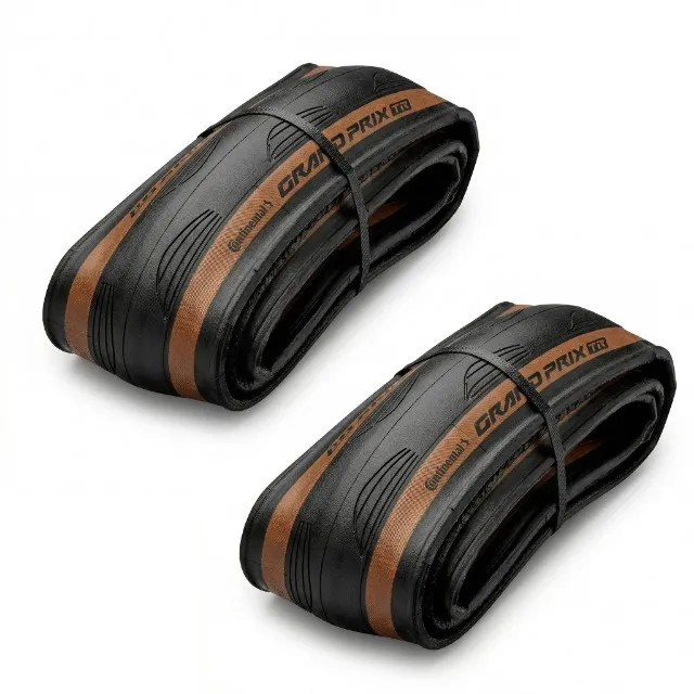 Par de Pneus Continental Grand Prix TR Tubeless 700x28c Preto