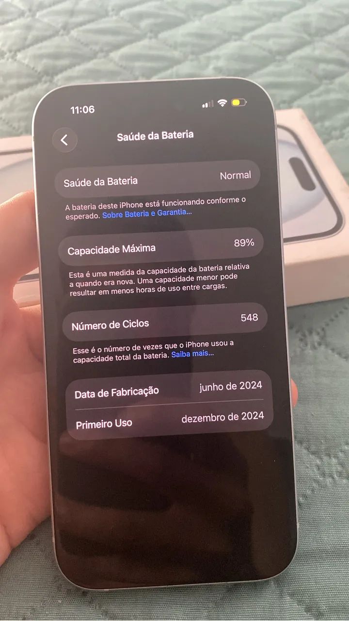 iPhone 15  seme novo  - Foto 3