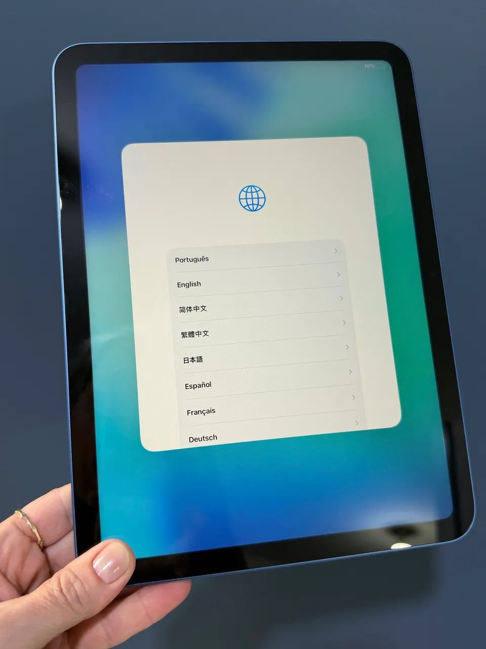 iPad 128gb azul com garantia Apple até Maio 2027 - Foto 4