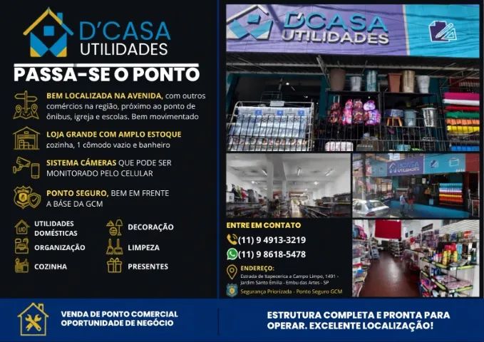 passa-se o ponto Loja de utilidades