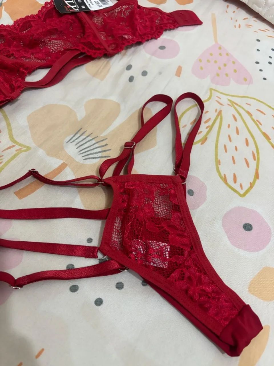 Lingerie vermelha  - Foto 3