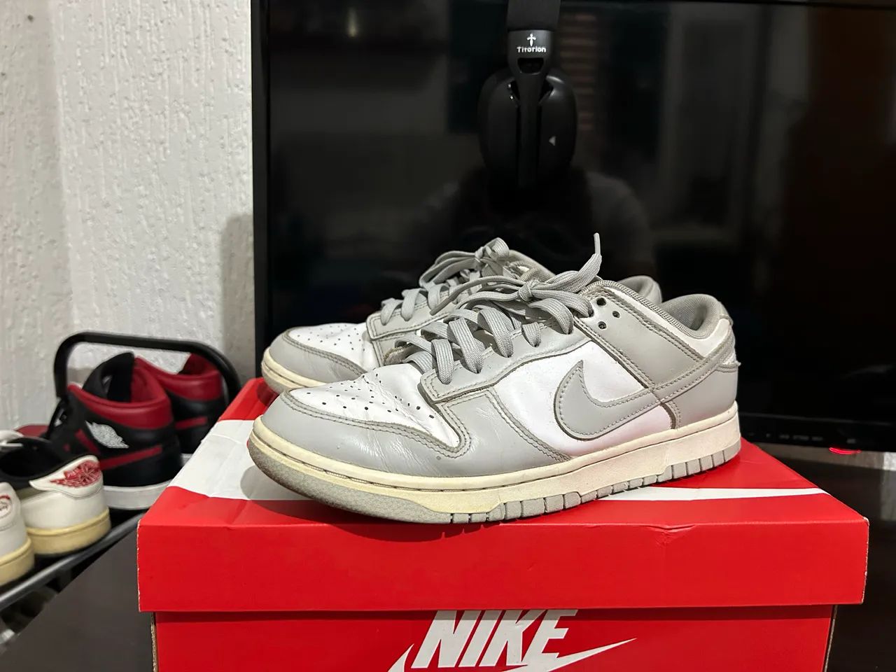 Nike Dunk White/Grey - Foto 4