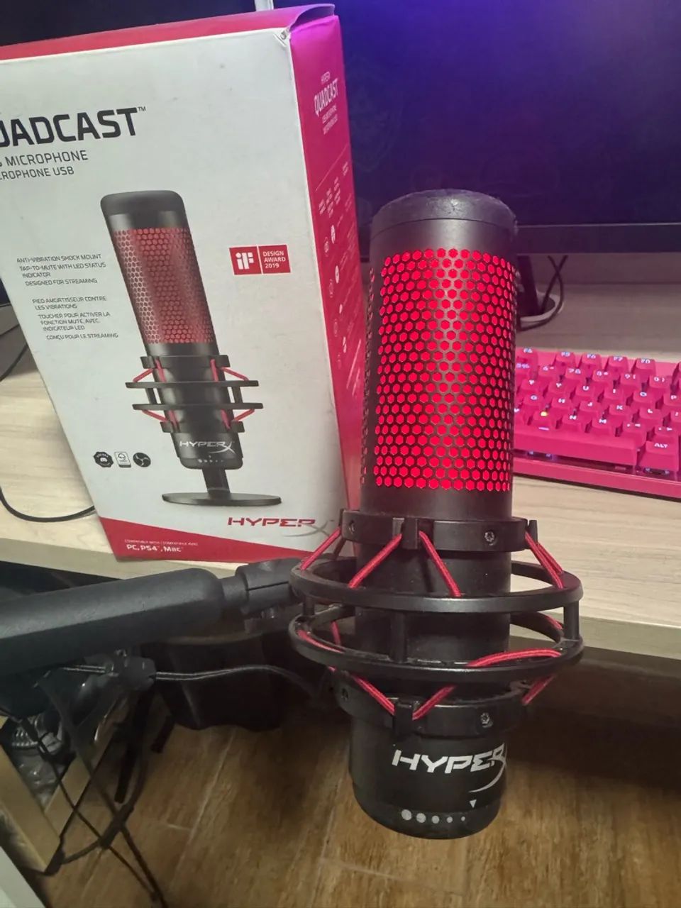 Microfone Hyperx Quadcast