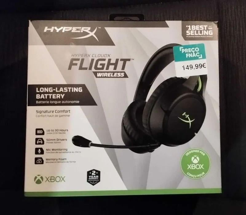 Headset Hyperx Clould Flight Xbox Wireless 