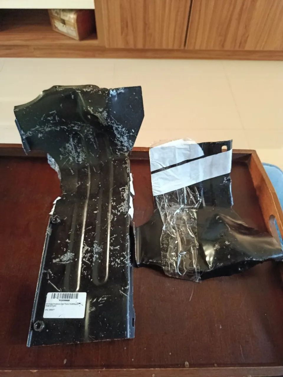 Kit Par Chapa Protetora Capa Tucho Motor VW Fusca Brasilia Kombi - Foto 2