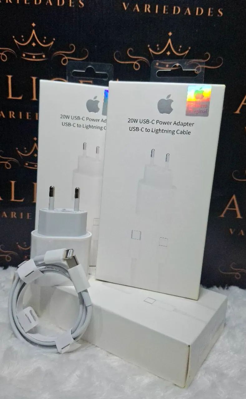 Carregador de iPhone c lightning 