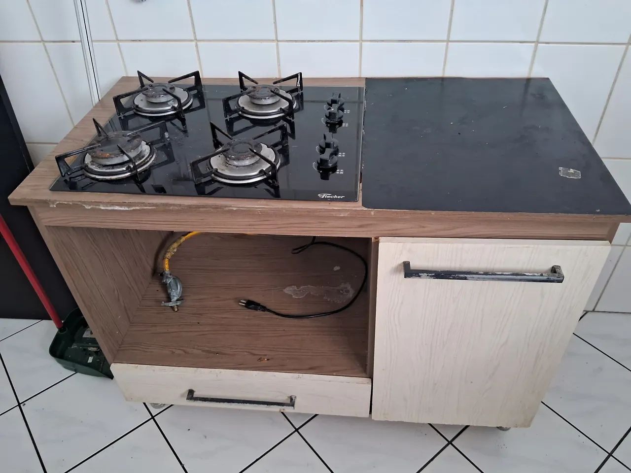 Cooktop com balcão 