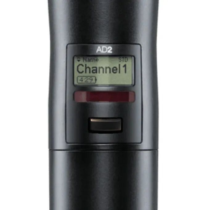 2 Microfones Sem Fio Original Axient Digital AD2 SM58 COM TALKBACK ( G55 470-636MHz ) - Foto 3