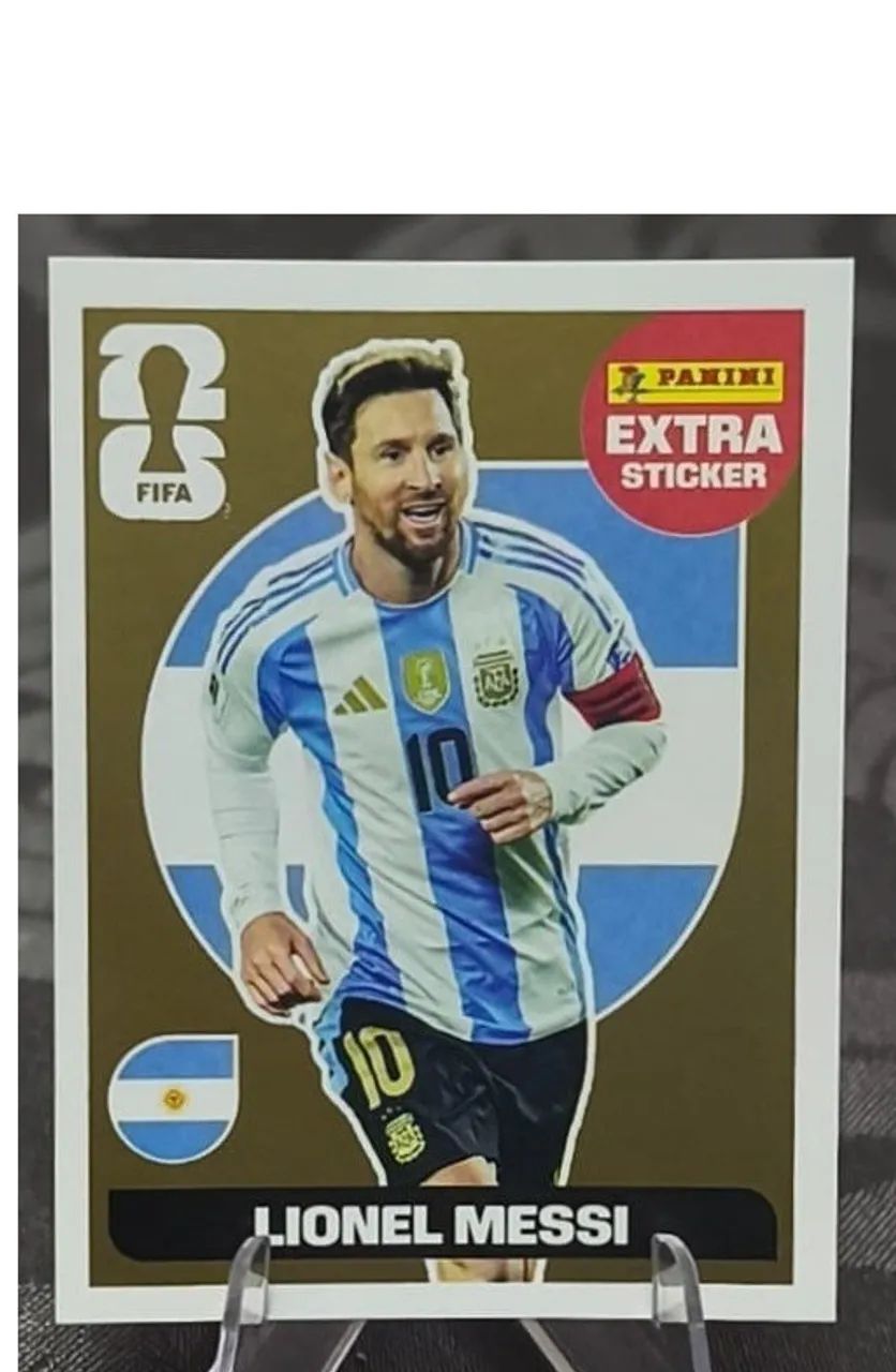 FIGURINHAS LEGEND - COPA DO MUNDO PANINI - Messi e outros