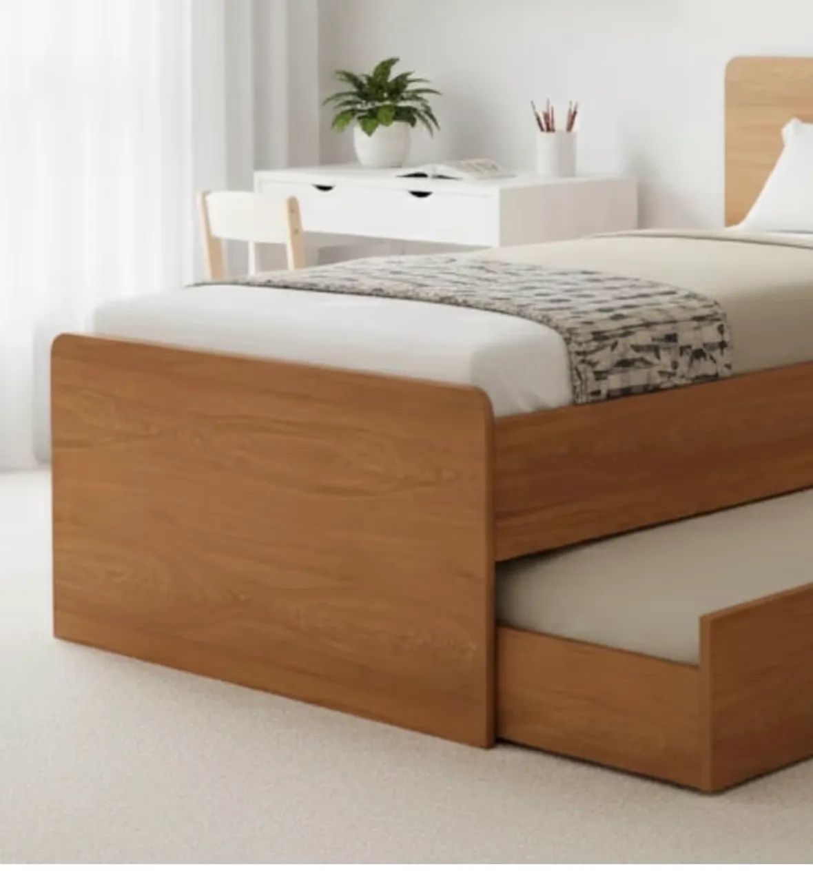 Cama solteiro com bicama mdf - Foto 4