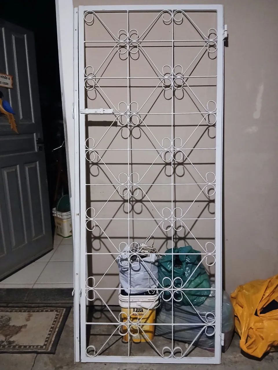 Grade de ferro pra porta