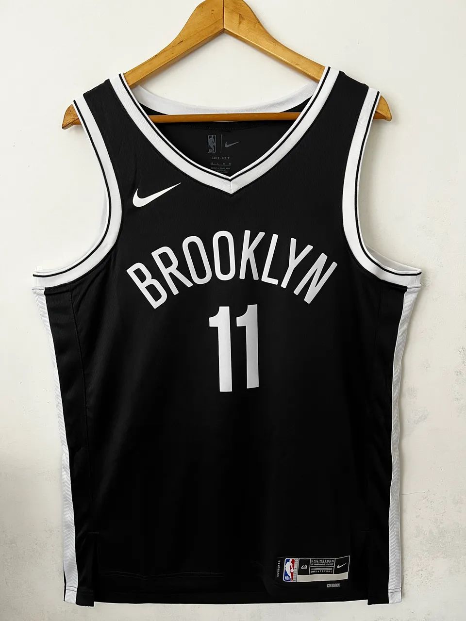 Regata Jersey NBA - Nike - Brooklyn Nets Preta - Tam G
