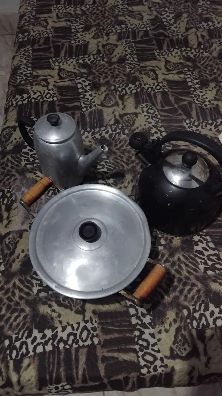 Panela e chaleiras