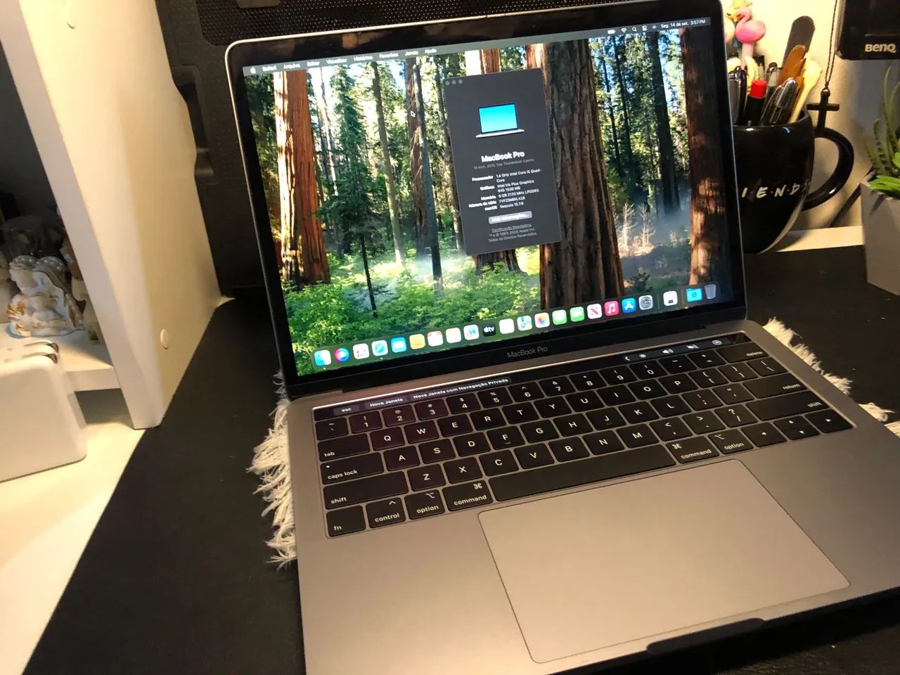 Macbook Pro 2019 8Ram 256ssd memória  - Foto 3