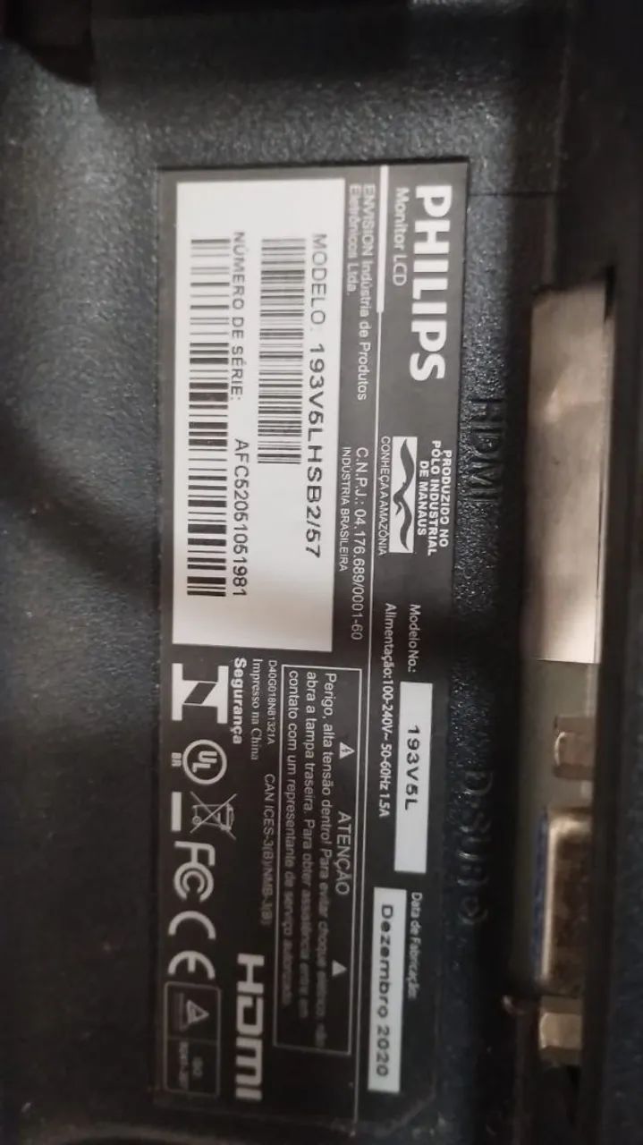  Monitor  modelo Philips 18,5" LED HD - Foto 5