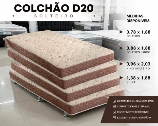 Super Oferta de Colchão D-20 solteiro entrega imediata ! 