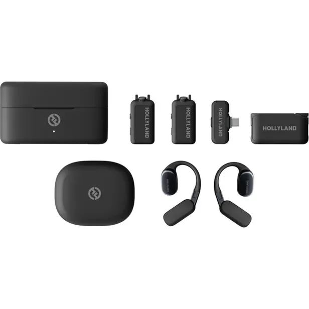 Microfone sem fio Hollyland Lark Max 2 Ultimate Combo - Space Gray - Foto 2