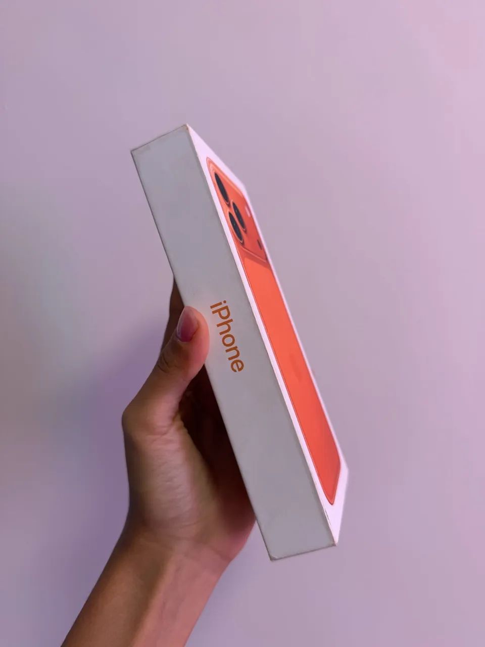 Apenas a Caixa IPhone 17 Pro Max Laranja  - Foto 2