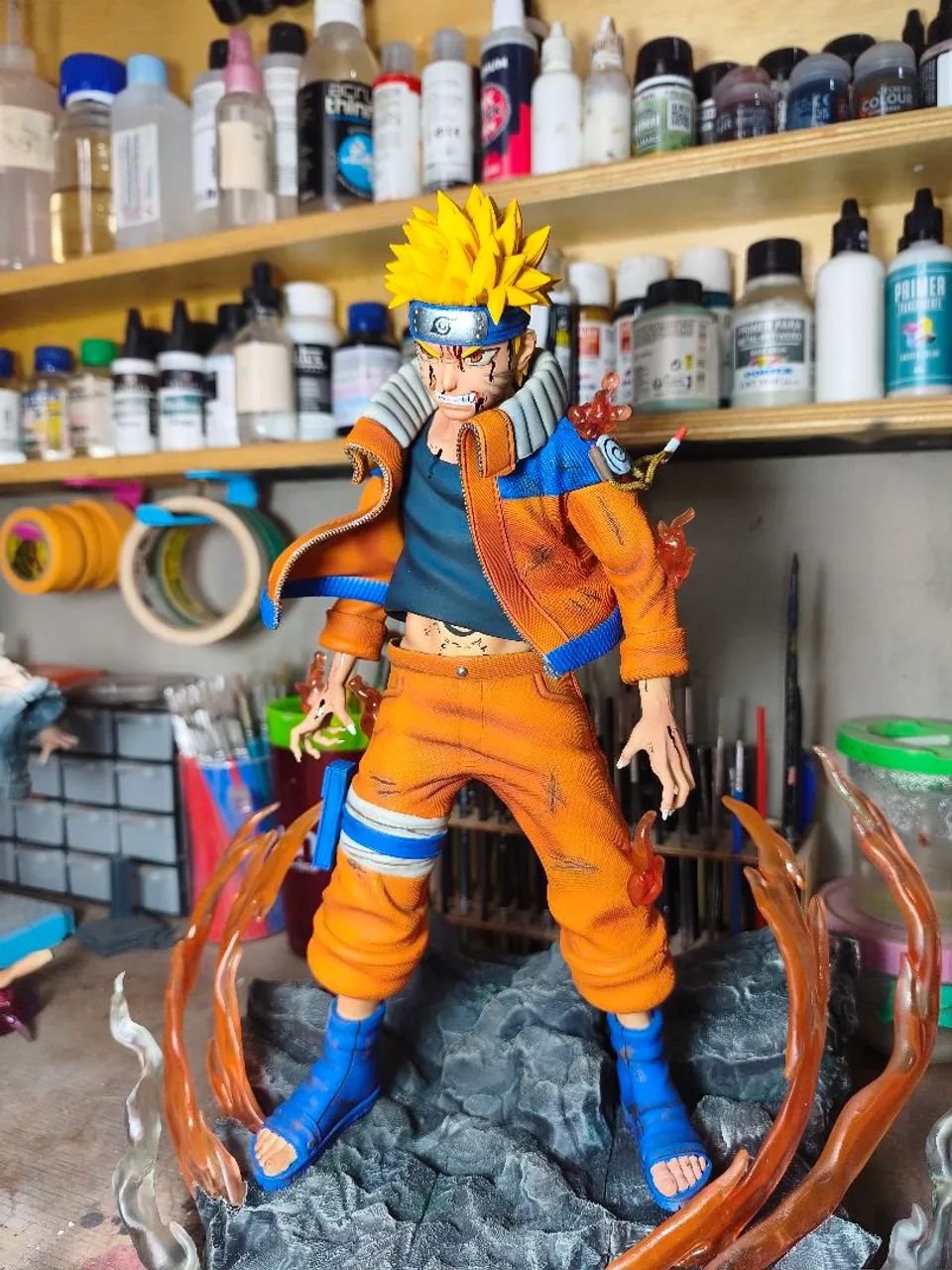 Naruto Rage Estátua Resina  - Foto 3
