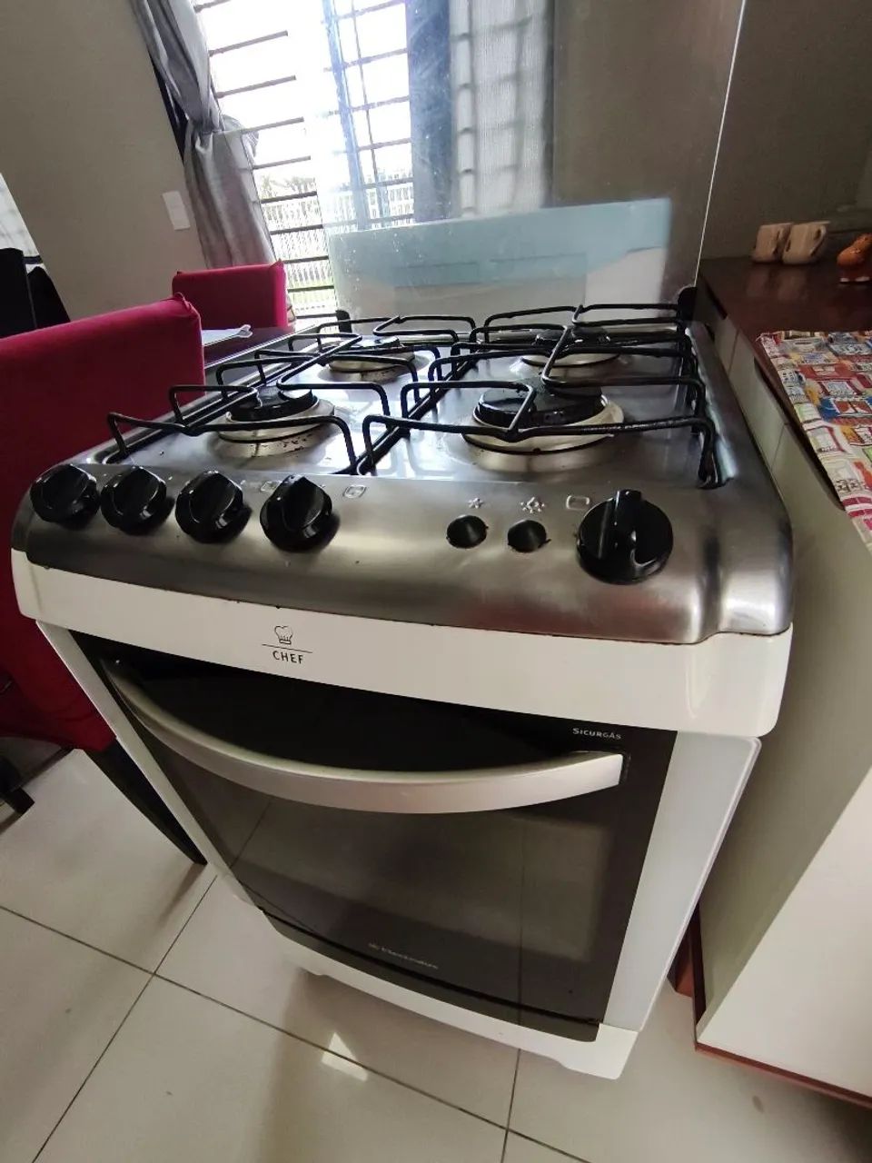 Fogão Eletrolux Chef 4 bocas elétrico  - Foto 2