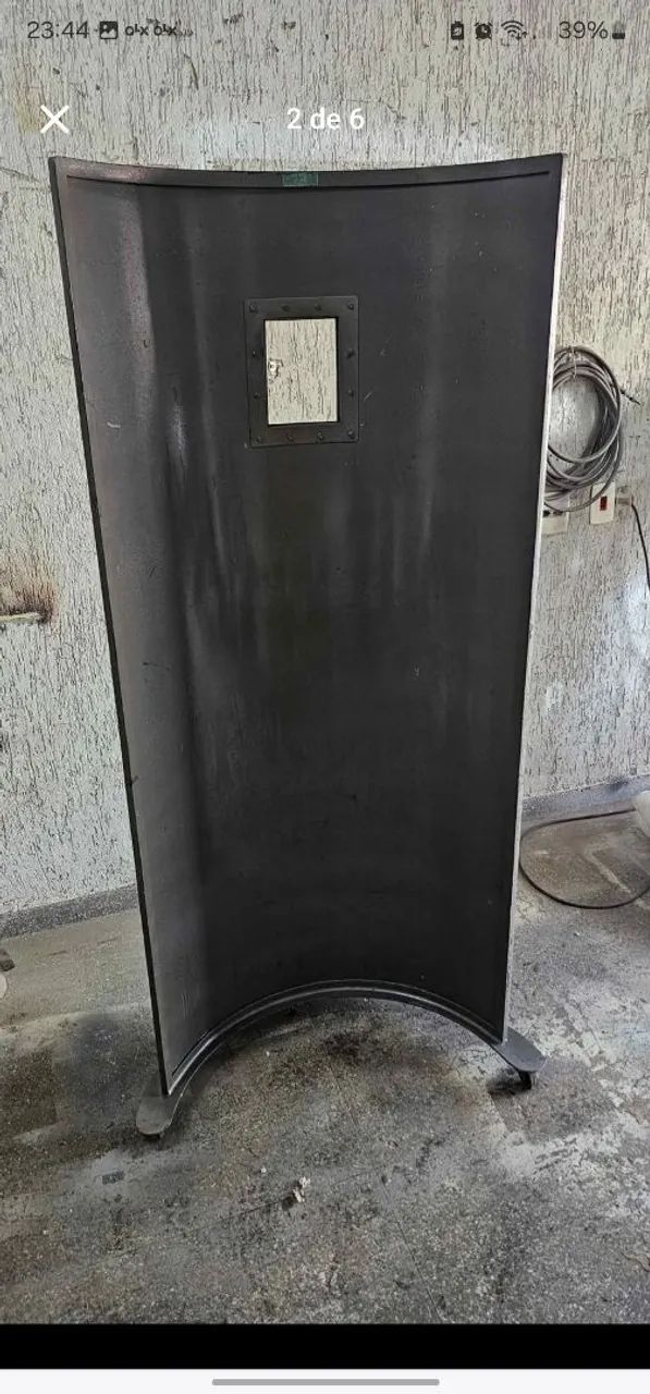 Biombo com visor plumbífero C/ chumbo de 2.0mm - 80x188 cm