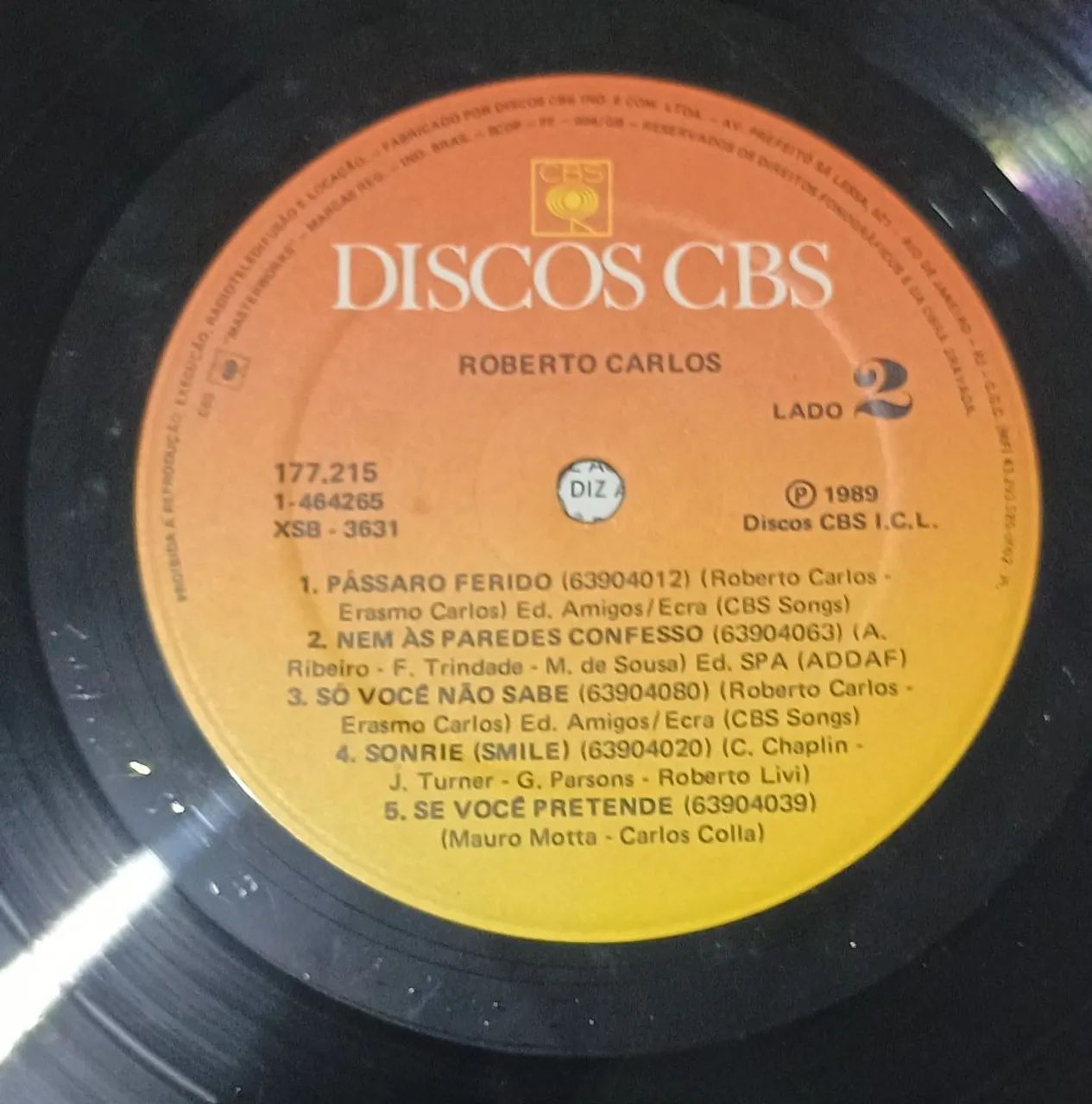 LP Roberto Carlos 1989 Original CBS  - Foto 5