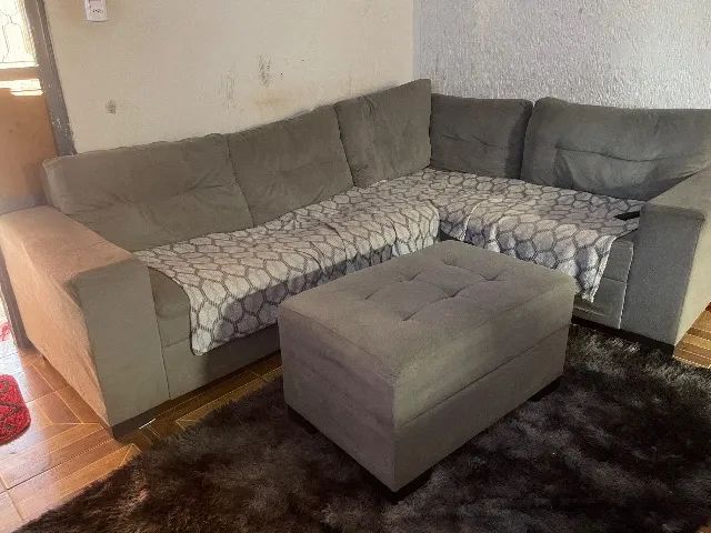 Vendo sof á de canto usado  - Foto 2