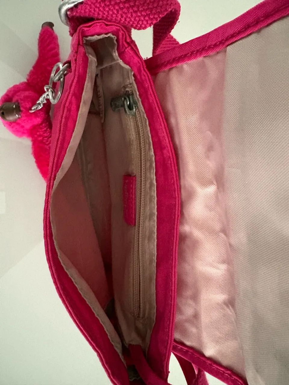 Bolsa Kipling original rosa  - Foto 3