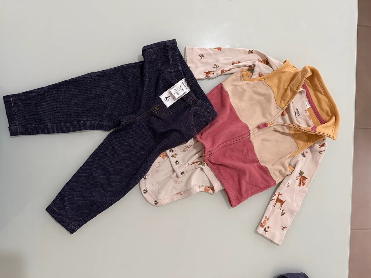 Lote roupas bebê menina 12 meses Carters, Lilica, Tip Top