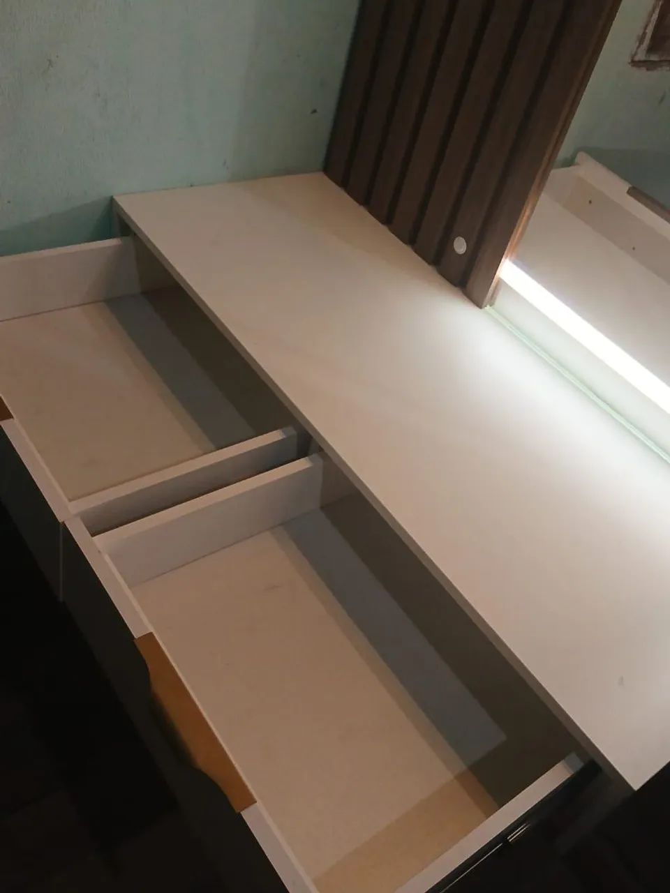 Camarim com espelho jateado e led - Foto 2