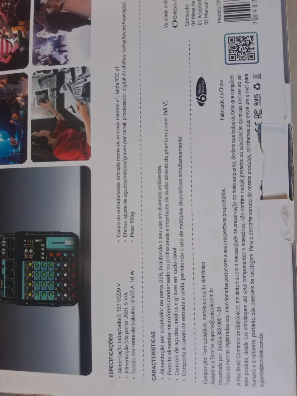 Mesa de som c/ microfones - Foto 4