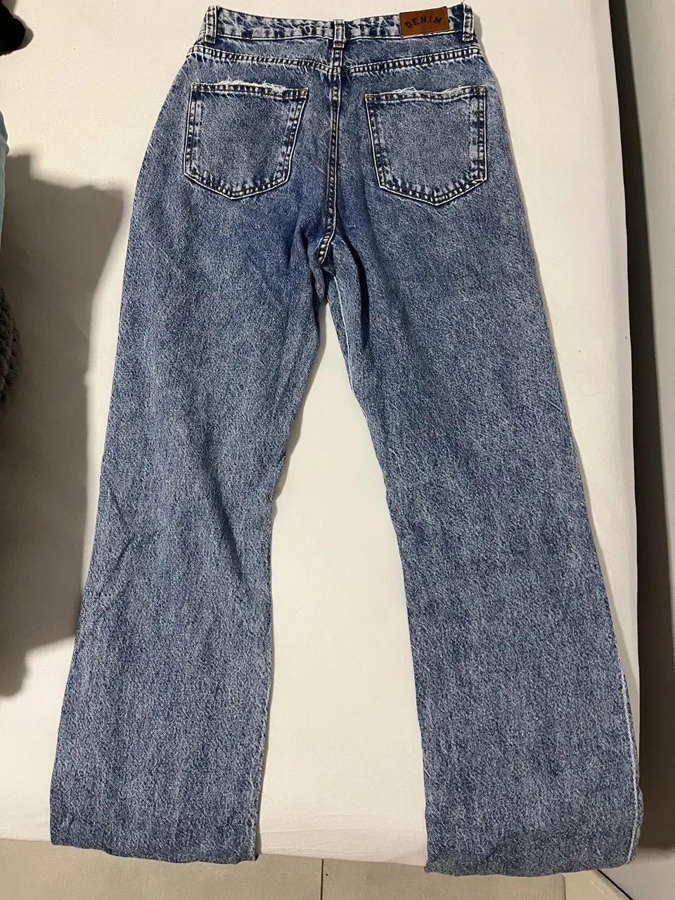 Calça Jeans Reta Usada - Foto 3