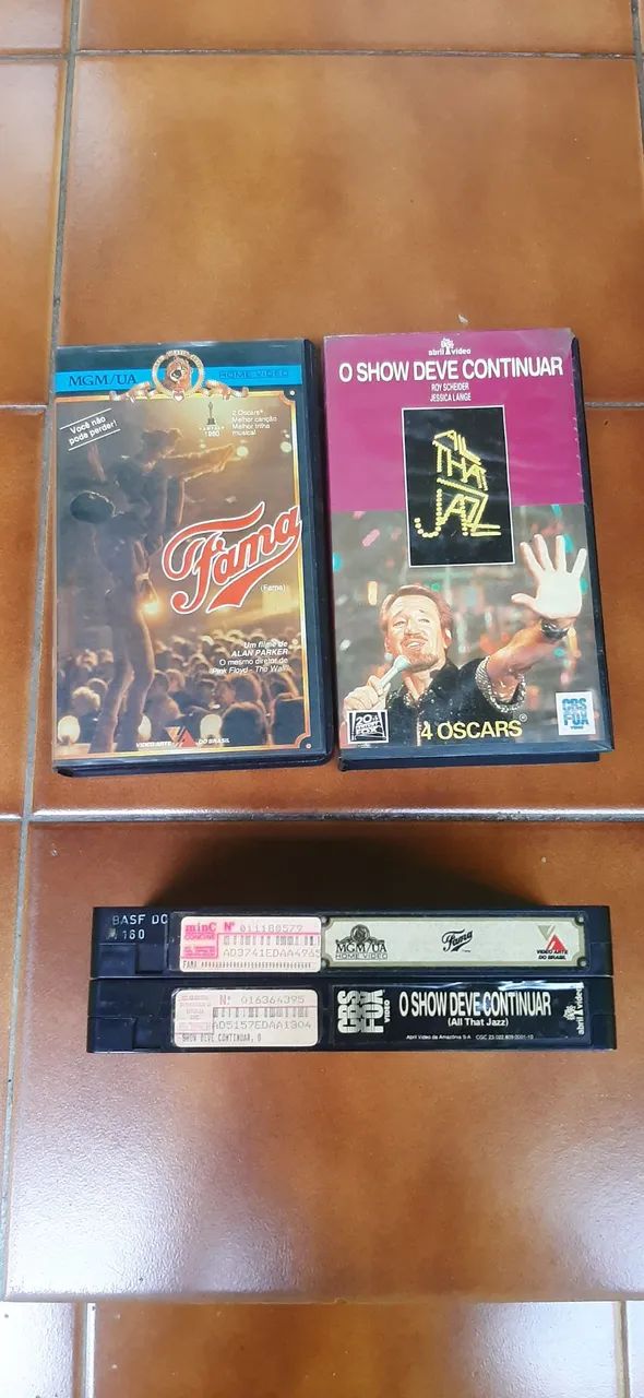 Fame e All That Jazz em Vhs legendados