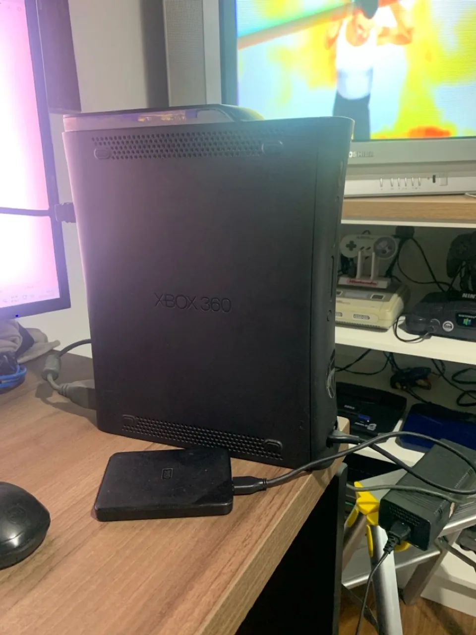 XBOX 360 FAT COM AURORA TROCO EM PS1 FAT OU WII - Foto 2