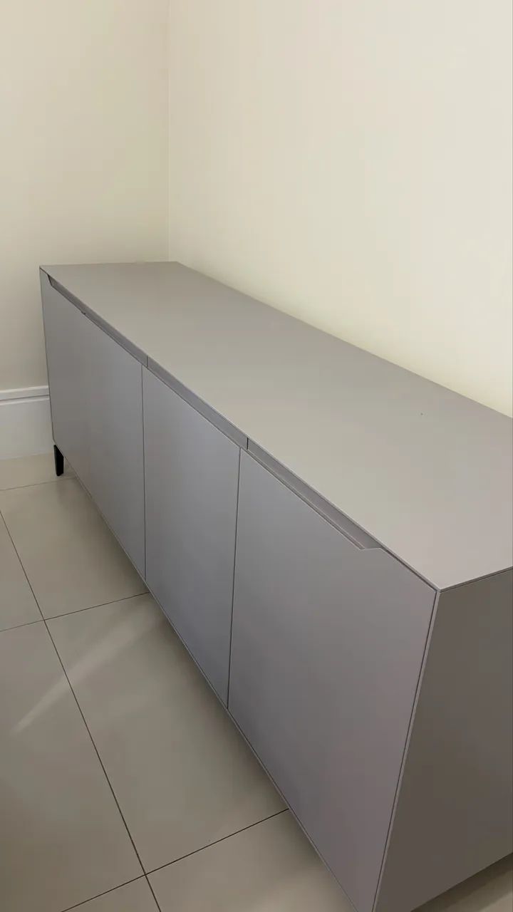 Buffet de 4 portas cinza  - Foto 4