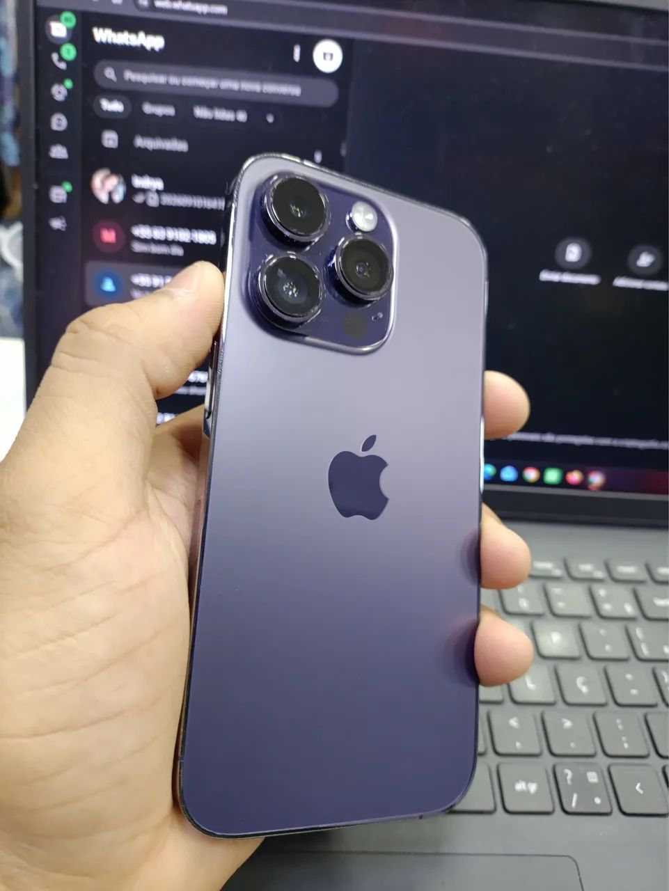 iPhone 14 Pro 128Gb Roxo - Foto 3