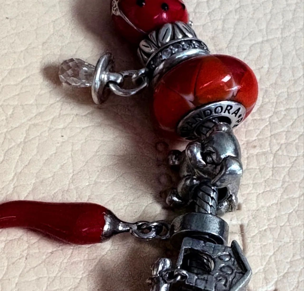 berloque / charm chupeta bebê pandora prata 925 e zircônia - Foto 3