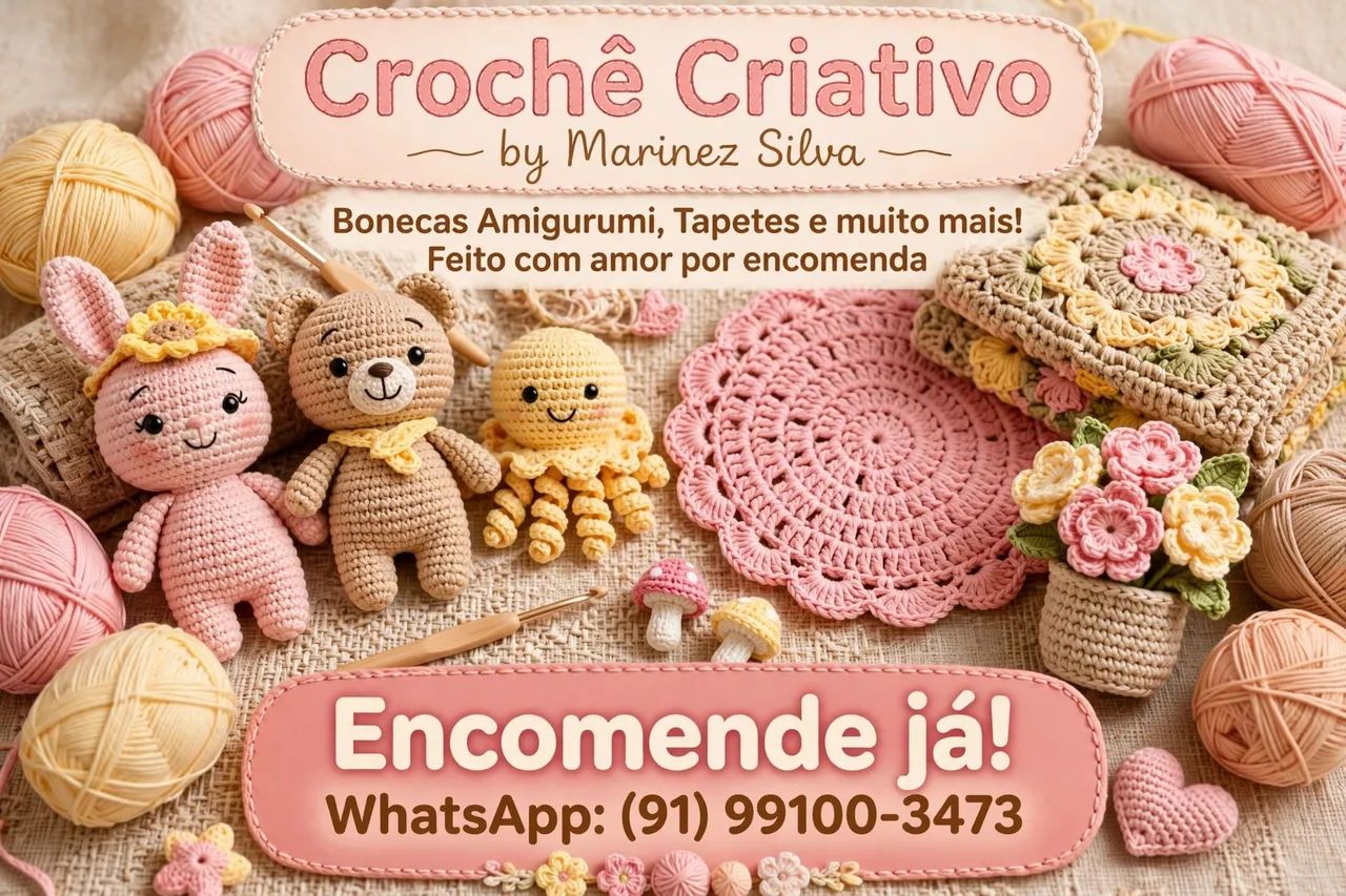 Trabalho com crochê 