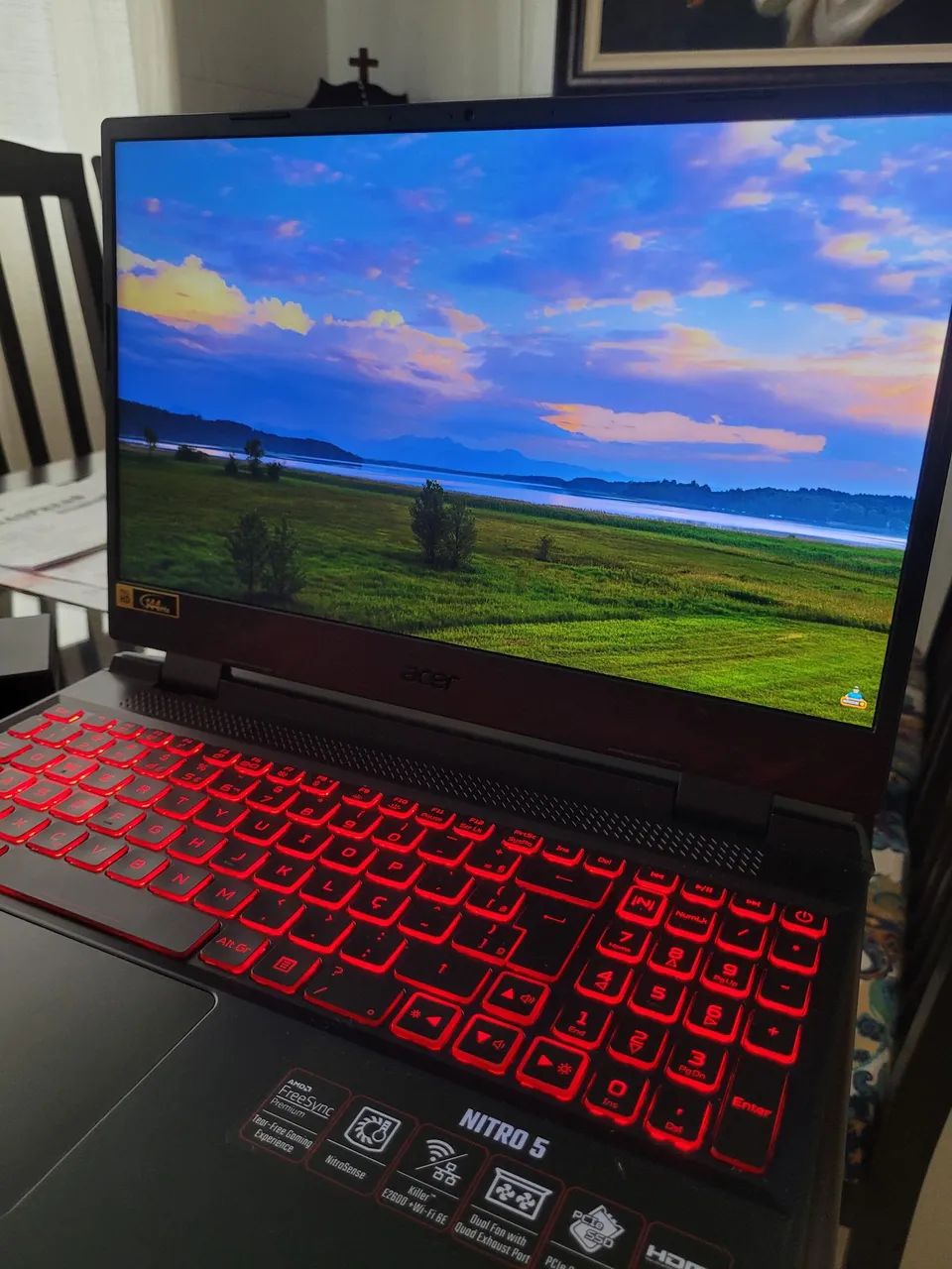 Notebook Acer Nitro5 AMD Ryzen 5 7535HS, RAM 8GB, GTX 3050, SSD 512GB, 15,6"Full HD, 144hz