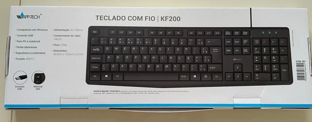 Teclado [USB] [App-Tech]  - Foto 4